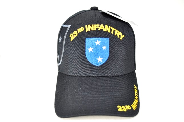 CAP-1268B 23RD INFANTRY - BLACK